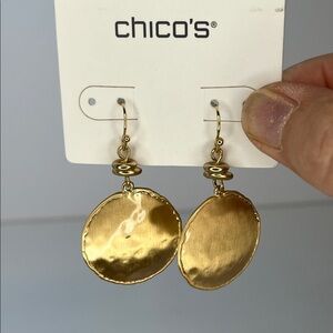 NWT Chico's Shimmering Tayla Drop Earrings